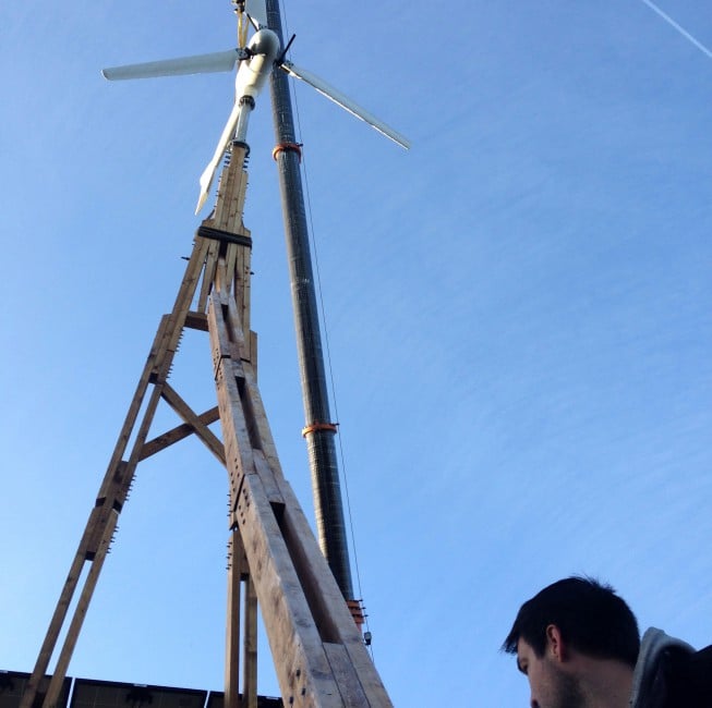 Tower erection nearly completed