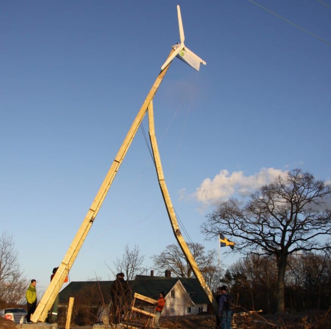 Sweden 2011: Dali tower installation