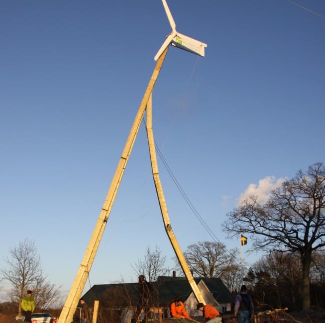 Sweden 2011: Dali tower installation