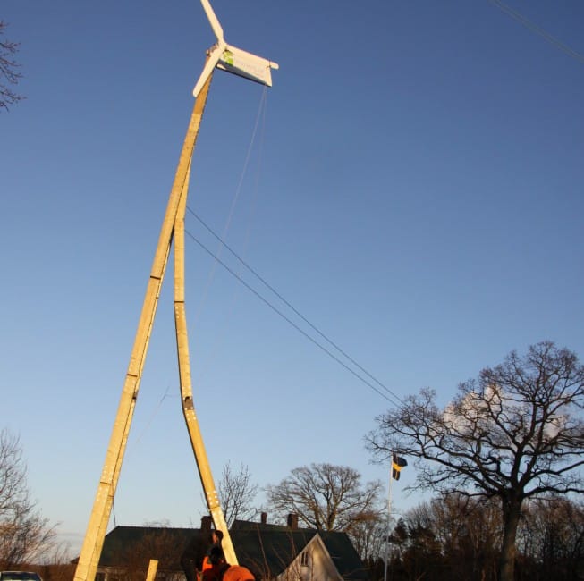 Sweden 2011: Dali tower installation