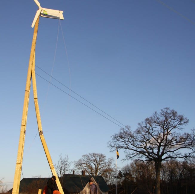 Sweden 2011: Dali tower installation