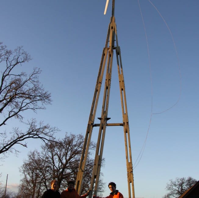 Sweden 2011: Dali tower installation