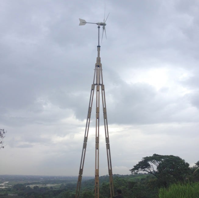 Tower erection complete